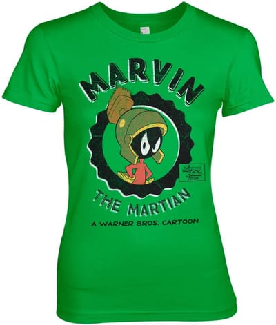 Looney Tunes T-shirt Marvin The Martian Girly Tee WB-5-LT014-H90-17