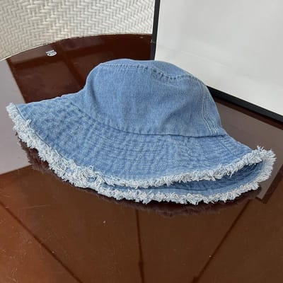 Geknipte Rand Brede Rand Emmerhoed Voor Dames Heren Ademescherming Tegen de Zon Voor de Zomer Emmerhoed Buiten Reizen 56-58cm gray