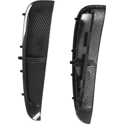 2 STuks Spatbord Luchtgat Trim Droge Koolstofvezel Lichtgewicht Luchtstroom Zijventilatie Spatbord Vervanging voor Panamera 971 2016+