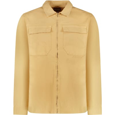 Cars Jeans Ronzo Shirt Zip Twill Gmd Sand Taglia: S | Camicie Casual Outlet | Uomo | Marrone