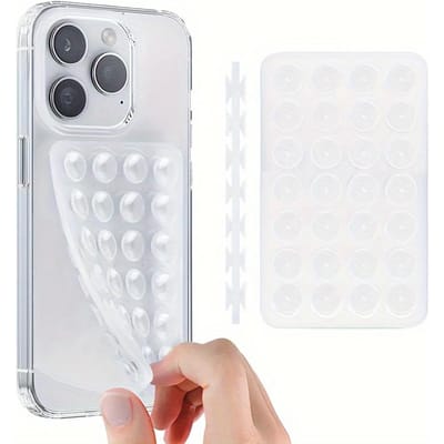 Siliconen zuignap telefoonhoesje houder antislip kleverige telefoon grip voor mobiele telefoon sterke grip houder voor selfies en video's schoon