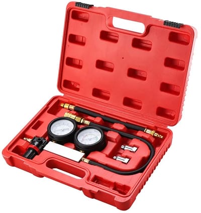 Linkforu - Cilinder Lekkage Tester – Uitlees Apparaat - Compressie Detector - Auto - Motor - Reparatie Manometer – Benzine Motor