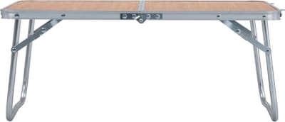 Campingtafel inklapbaar 60x40 cm aluminium bruin