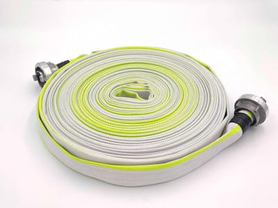 Professionele Brandslang 1 Inch 50 Meter - Platte Waterslang met Storz Koppelingen