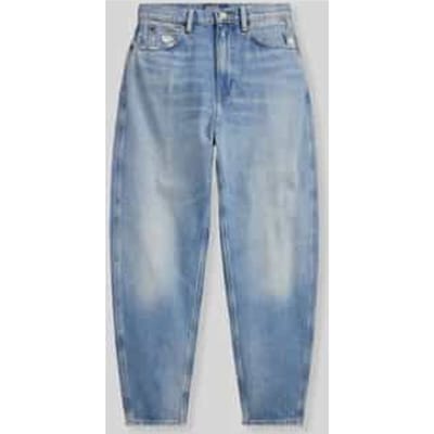 Barrel jeans van puur katoen in 5-pocketmodel