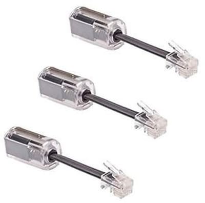 Allecto - Kabelverwarmers - Swivel Kabelverlenging - 3 Stuks - Zwart - Verwarming - Bescherming van kabels - Geschikt voor buitengebruik - Kleur z