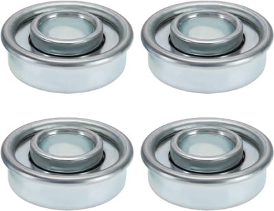 Dailygoods- Maaierslagers 4 Stuks - Buitendiameter 28,6 mm - Binnendiameter 12,2 mm - Dikte 9,8 mm - Staal - Geschikt voor grasmaaiers - Wiellagers
