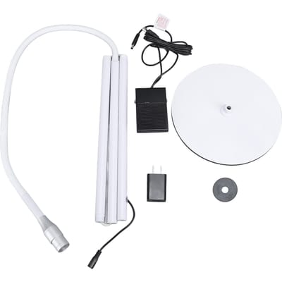 Lampe UV pour cils 5W Polymérisation rapide Col de cygne flexible Ouverture réglable Lampe UV pour extension de cils avec