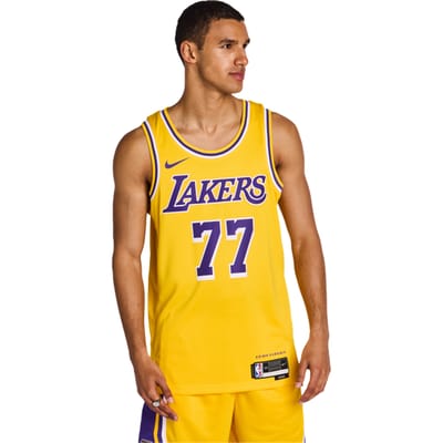 Nike NBA Truien/Replica's Heren - Geel - Maat S - Poly Mesh
