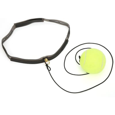 Pack de 3 Balles de Combat en Gel de Silice Réflexe Boxe Entraînement de Réaction Vitesse de Frappe du Boxeur avec Bandeau de Tête