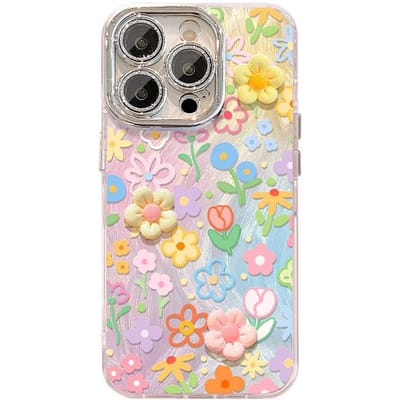 Bloemenpop Armband Geschikt voor Apple 16 Mobiele Telefoonhoesje Iphone 15 Klein Fris 14 Dopamine 13 High-end Gevoel 11 Redmi K40/K40 Pro