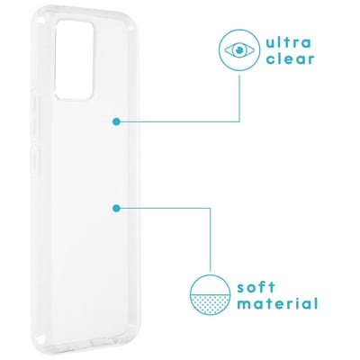 imoshion Hoesje - Geschikt voor Realme 8 / Realme 8 Pro - Softcase Backcover smartphone - Transparant
