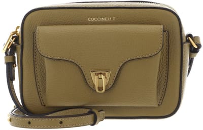 COCCINELLE Leren schoudertas Beat Soft Crossbody Bag Seagrass kaki