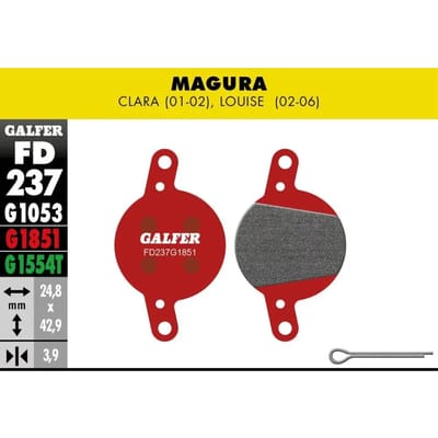 Remblok Galfer Bike Magura Clara (01-02), Louise(02-06)