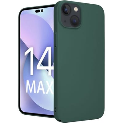 ShieldCase telefoonhoesje geschikt voor Apple iPhone 14 Plus ultra thin case - groen - Dun hoesje - Ultra dunne case - Backcover hoesje - Shockproof dun hoesje