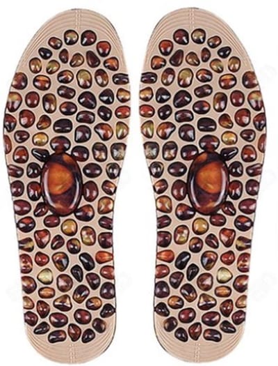 Cobble Massage Magnetische Inlegzolen Maat S (35-40) voor Voet Acupressuur - Therapie voor Gewichtsverlies, Afslanken, Voetverzorging, Pijnverlichting en Verbeterde Bloedcirculatie voor Mannen en Vrouwen