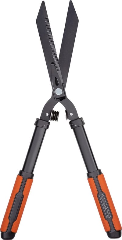 BLACK+DECKER Heggenschaar - Gekartelde Stalen Bladen - 61 CM - Zwart/ Oranje