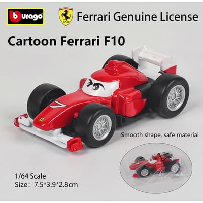 Bburago 1:43 Ferrari Officieel Gelicentieerd Q-Versie Schattig Speelgoed F1 F10 599 Gtb Legering Luxe Auto Die-Cast Auto Model Speelgoed Cadeau