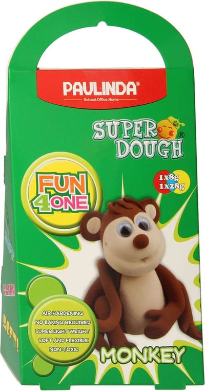 Super Dough Diertje Kleien - 2 Kleuren Klei