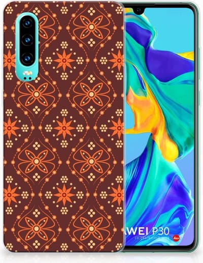 Huawei P30 TPU bumper Batik Brown