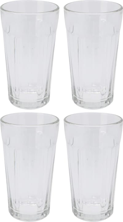 Excellent Houseware longdrinkglazen - 4x - 350 ml - sap/water/mix/drinkglazen