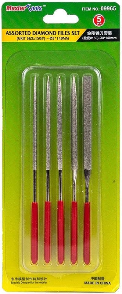 Master Tools Vijlenset - 09965 Diamant Vijlen Set - 5 Stuks Gereedschap