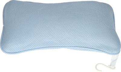 Badkussen - Nekkussen - Kussen voor in bad - Maximaal comfort - Met zuignappen - Compact formaat - Makkelijk mee te nemen - Met ophanghaakje - Blauw