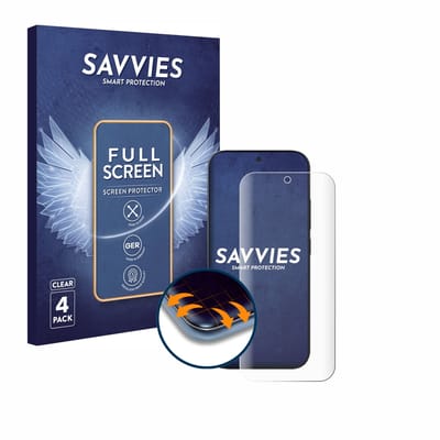 Savvies - Screenprotector voor Xiaomi 17 Pro - Folie Beschermfolie transparant volledig dekking 4 Stuks