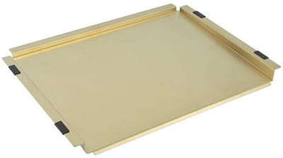 Pure.Sink Comfort gouden mobiele afdruipschaal afdruipplaat 430x325mm voor spoelbak PEXTRAY-60