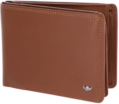 Golden Head Leren portemonnee Polo RFID Protect Scheintasche mit Geheimfach 1159 Cognac bruine