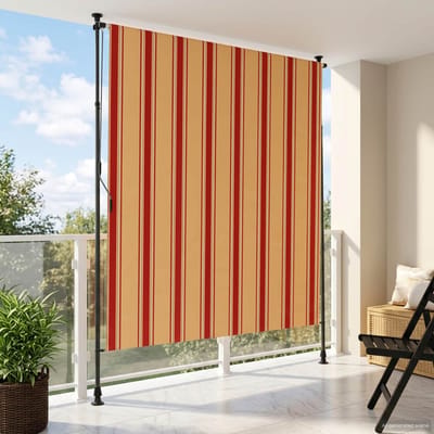 vidaXL - Buitenzonwering - Rolgordijn - Multikleur - 200 - x - 270 - cm