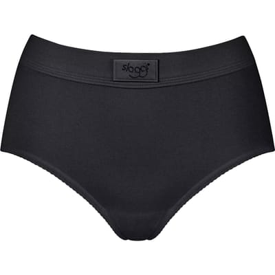 sloggi - Maat 42 Double Comfort Dames Maxi comfort slip - Zwart