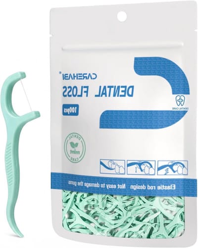 Tandzijde Sticks - Mondhygiëne Picks - Dagelijkse Reiniging - Met Tandenstoker - 100 Stuks - Mint