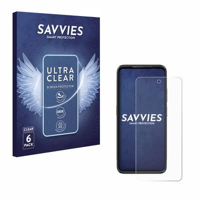 Savvies - Screenprotector voor Ulefone Armor 23 Ultra - Folie Beschermfolie transparant 6 Stuks