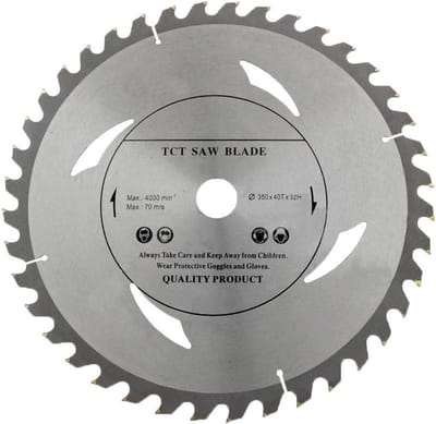 Ronde Zaagblad 350x32mm met 40 Tanden voor Hout - Universeel Gebruik