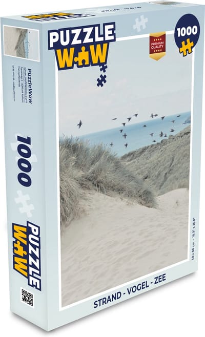 Puzzel Strand - Vogel - Zee - Legpuzzel - Puzzel 1000 stukjes volwassenen