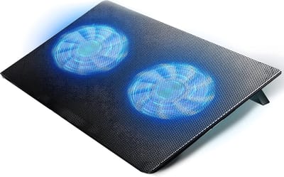 MKSS® Laptop Cooler - Laptop Stand - Laptop Verhoging - Standaard - Cooling Pad - Zwart