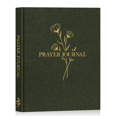 Dailygoods- Gebedsdagboek 65 weken - Notitieboek - Bijbelstudie - Christelijke planner - Devotioneel dagboek - Linnen materiaal