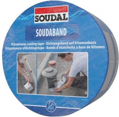 SOUDAL® SOUDABAND Alu Afdichtband 150mm/10m Dak Tape
