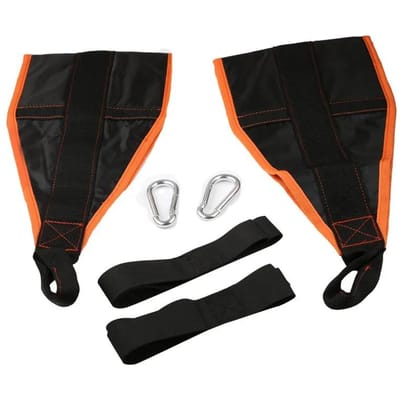 Fitness Buikspierband Hangende AB Sling Straps Hangend Pull-Ups Training Horizontale Stang Sportschool Huis Unisex black