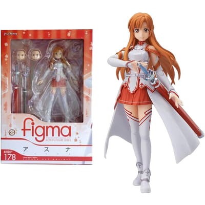 15CM Anime Figuur Sword Art Online Yuuki Asuna Actiefiguur Staand Figuur Speelgoed met Actie Gezichtsverwisseling PVC Verzamelfiguur Cadeau With box gray
