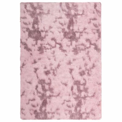 vidaXL - Hoogpolig - vloerkleed - NAVARRA - 200x290 - cm - polyester - stoffig - roze