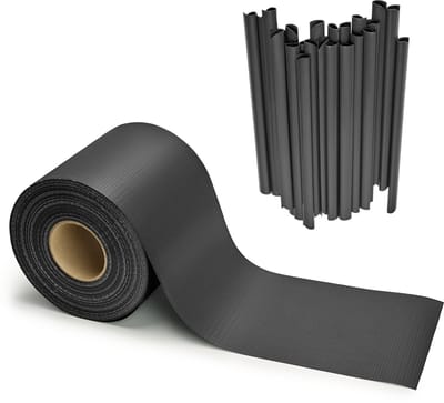 Garronda – Vlechtband – PVC – Privacyband – 19x50 - Antraciet RAL7016 - GD-TAK-Strip