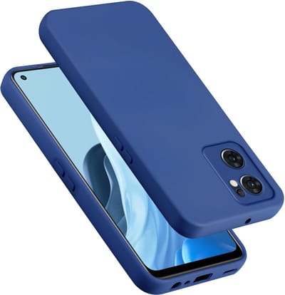 Cadorabo Hoesje geschikt voor OPPO Find X5 Lite in LIQUID BLAUW - Beschermhoes gemaakt van flexibel TPU silicone Case Cover