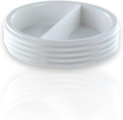Afsluitdop met Buitendraad 1 1/2" voor Kunststof Sifon