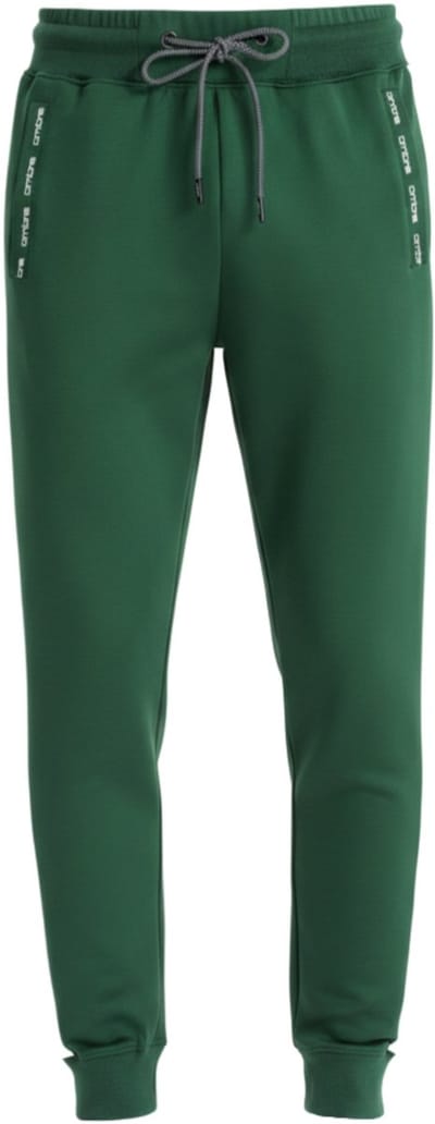 OMBRE Broek - Regular Fit - Gestreept - Joggingbroek Donkergroen XL