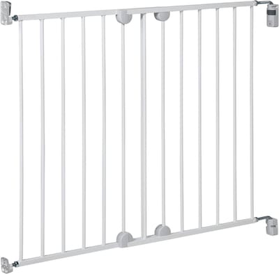 TIM® Traphekje - Veiligheidshekje - Deurhekje - Eenvoudig - Wit - ‎4cm x 102cm x 73cm