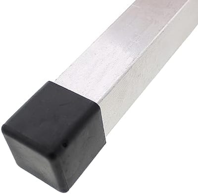 60 mm vierkante rubberen voetjes voor tafel- en stoelpoten - duurzame meubeldoppen (4 stuks)