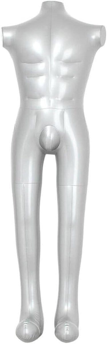 Opblaasbare Mannequin - Etalagepop Heren - Kleding Presentatie - Armloos Full Body - 150 cm Hoog - Zoals Afgebeeld