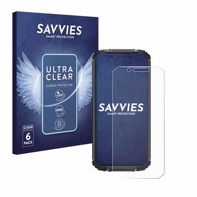 Savvies - Screenprotector voor Oukitel WP18 - Folie Beschermfolie transparant 6 Stuks